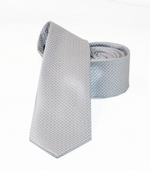                    NM slim szövött nyakkendő - Ezüst Aprómintás nyakkendő